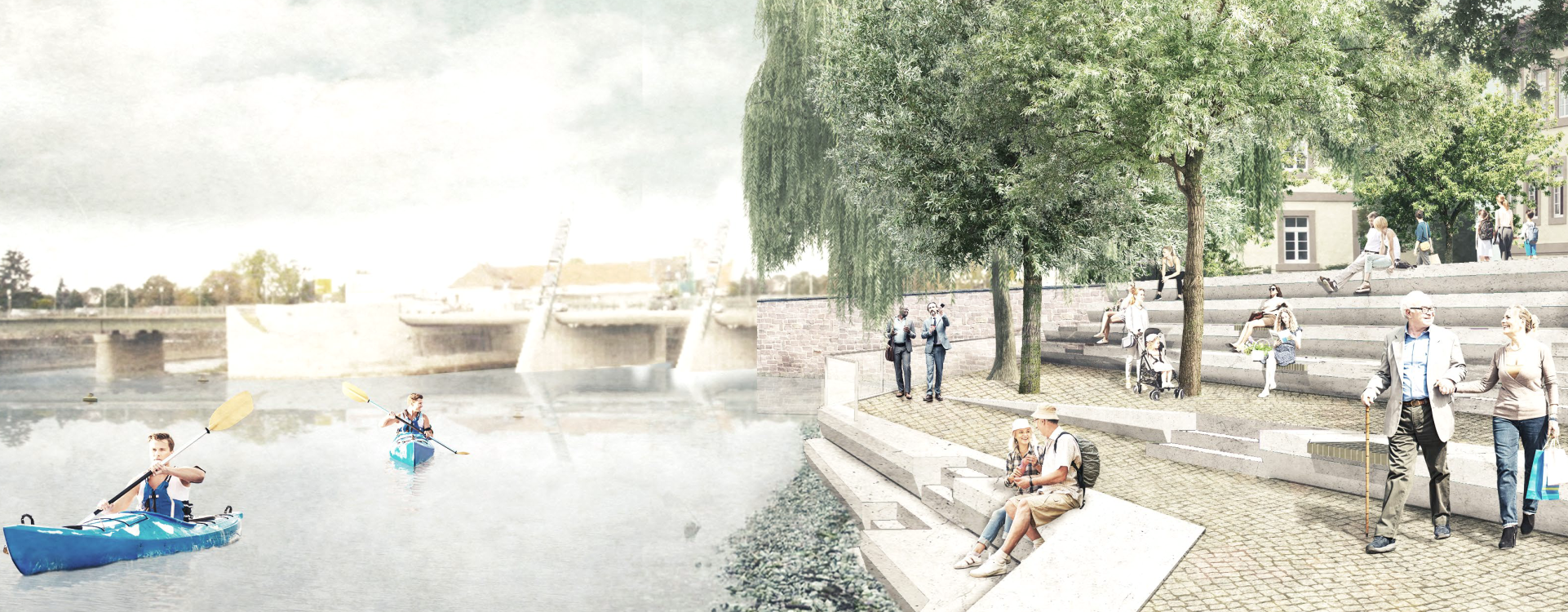 Visualisierung Wesertreppe hutterreimann